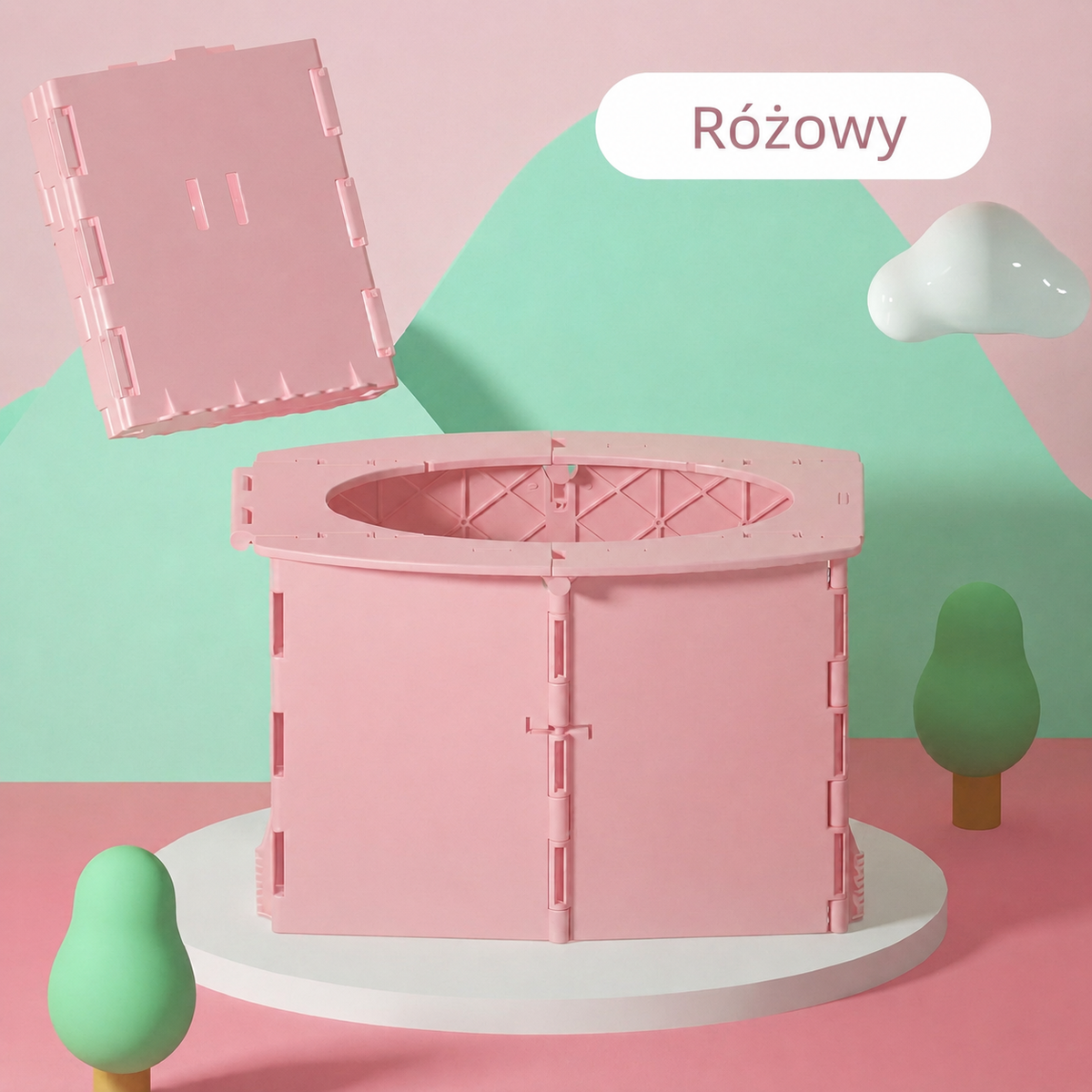 MiniTron w kolorze różowym