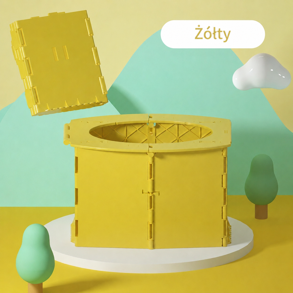 MiniTron w kolorze żółtym